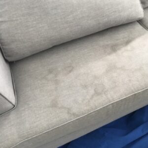brown stains on couch